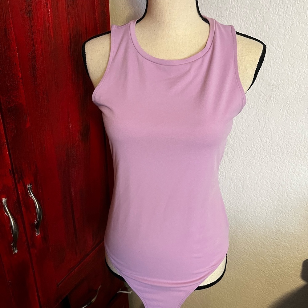 Lavender Sleeveless Bodysuit